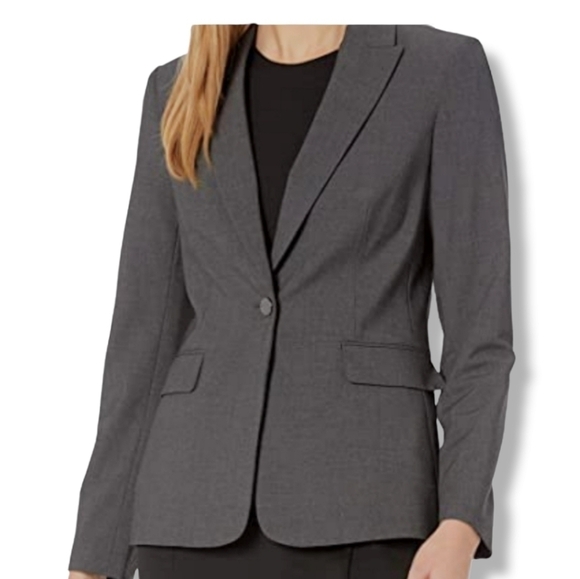 Calvin Klein  One Button Lux Blazer - Picture 2 of 7